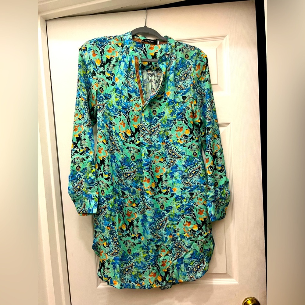 EUC Robert Graham shirtdress